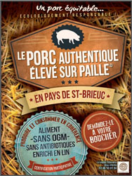 Porc Authentique élevé sur paille